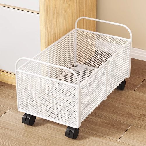 置物架桌下书本书包收纳箱可移动