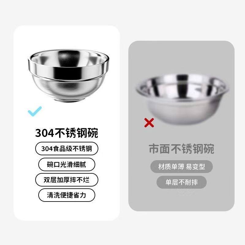 不锈钢防打翻食盆猫咪吃饭喝水