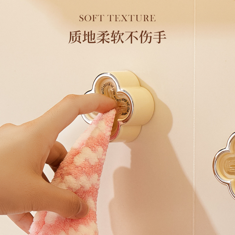 厨房抹布收纳挂钩免打孔卫生间