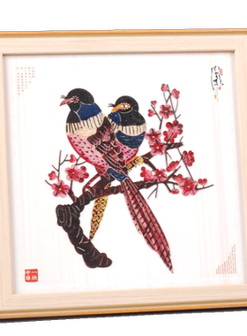 陕西皮影工艺品装饰摆件可加logo