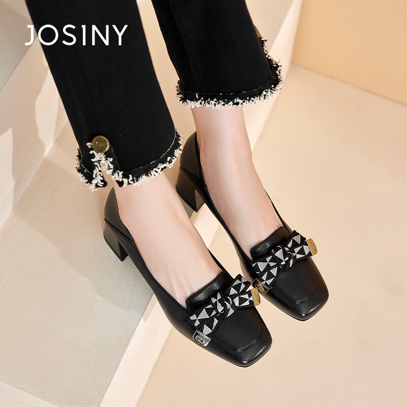 Josiny/卓诗尼单鞋休闲蝴蝶结