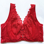 品牌蕾丝背心式 兔耳朵薄款 舒适软钢圈文胸罩聚拢收副乳女内衣006