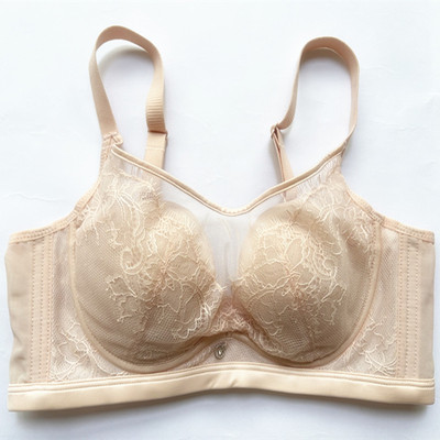 品牌蕾丝抹胸防走光中厚舒适软钢圈文胸罩聚拢调整收副女内衣2668