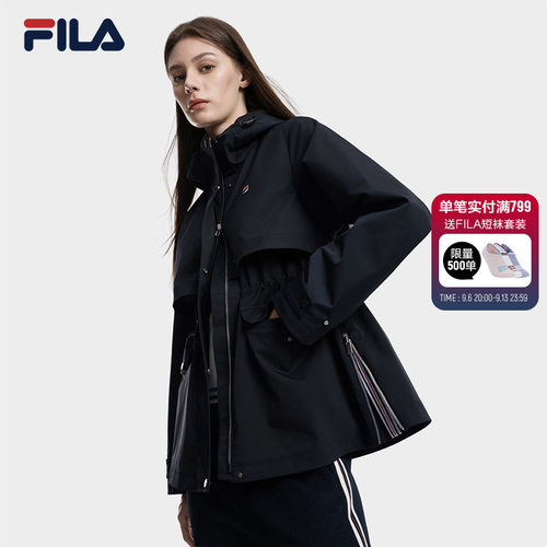 斐乐轻薄棉服│运动连帽保暖外套