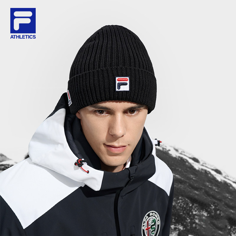 FILA 斐乐官方男帽针织帽2025冬季新款健身运动帽保暖帽子毛线帽,运动包/户外包/配件,运动帽,淘宝优惠券,粉丝福利购,淘宝优惠卷