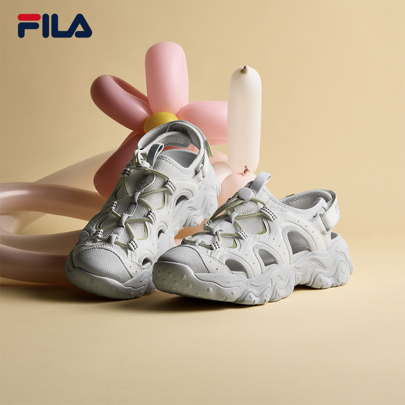 FILA斐乐凉鞋女猫爪鞋2026夏季新款官方凉拖透气玛丽珍鞋子女鞋