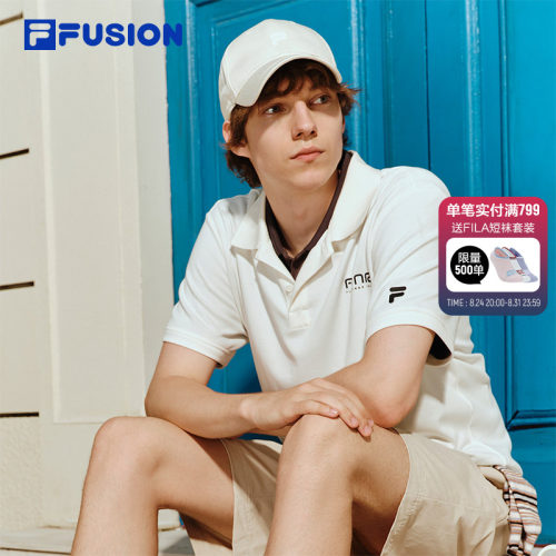 FILAFUSION斐乐潮牌短袖POLO