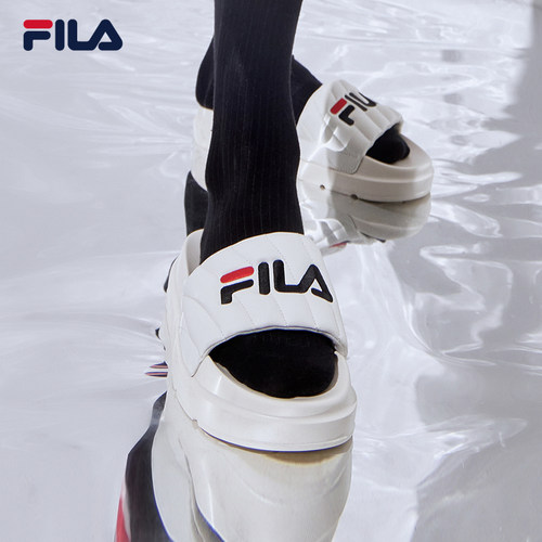 FILA斐乐女运动拖鞋厚底沙滩鞋