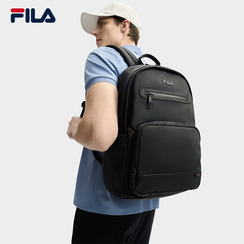 FILA 斐乐官方男士背包2025夏新款休闲双肩包书包商务通勤电脑包,运动包/户外包/配件,双肩背包,淘宝优惠券,粉丝福利购,淘宝优惠卷