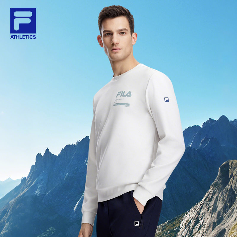 FILA斐乐男士圆领健身卫衣