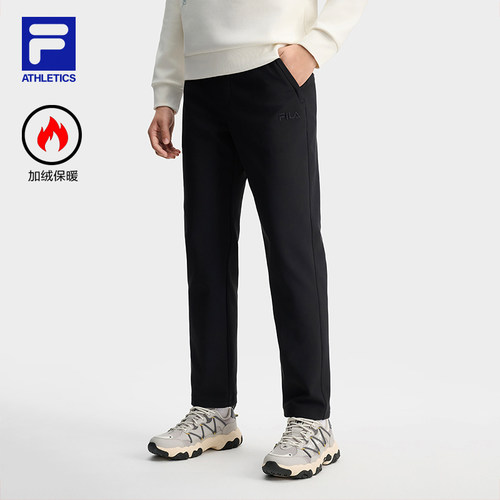FILA斐乐男子针织长裤加绒男裤
