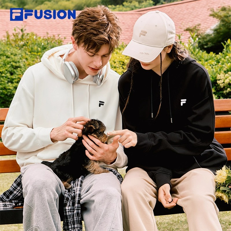 FILAFUSION斐乐情侣连帽卫衣