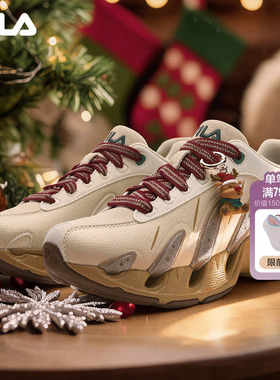 V头鞋|圣诞款FILA VETTA斐乐女鞋老爹鞋2026春新款休闲运动鞋男鞋