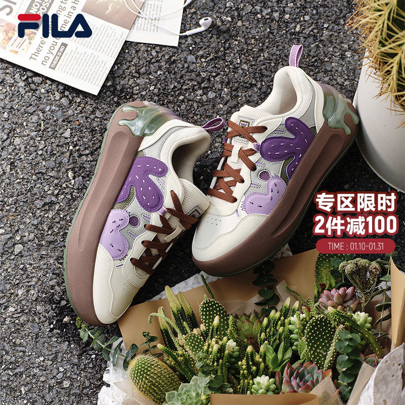FILA 斐乐官方女鞋CACTI 摩登板鞋2025冬季新款仙掌鞋时尚休闲鞋,运动鞋new,板鞋,淘宝优惠券,粉丝福利购,淘宝优惠卷