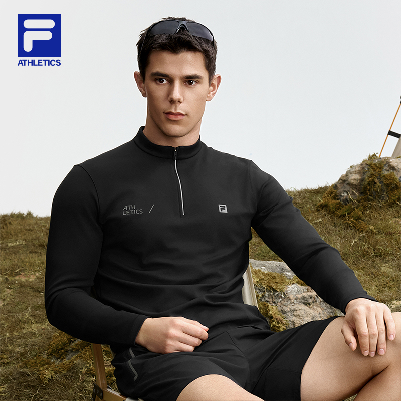 FILA斐乐男士针织长袖上衣