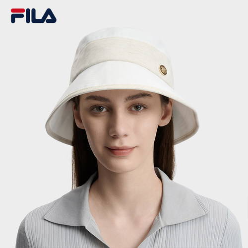 渔夫帽|FILA斐乐女士休闲圆帽