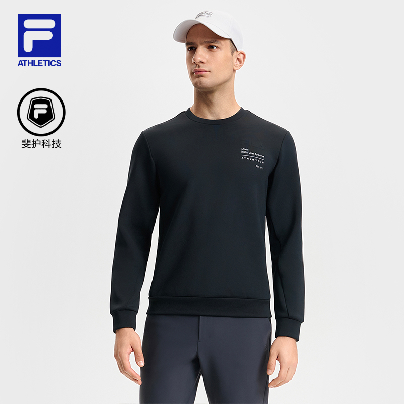 FILA斐乐男子运动圆领卫衣