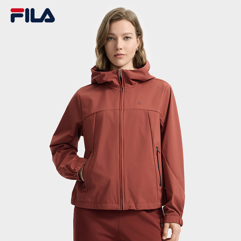 FILA 斐乐官方女士梭织外套2025秋新款休闲简约时尚宽松连帽上衣,运动服/休闲服装,运动茄克/外套,淘宝优惠券,粉丝福利购,淘宝优惠卷