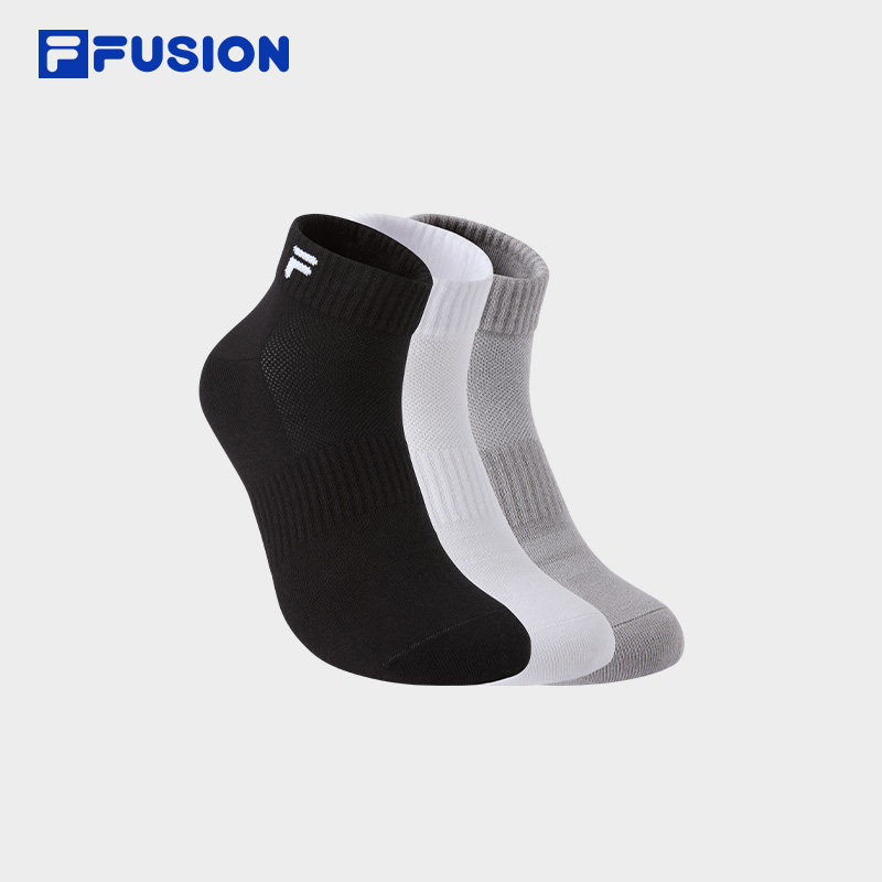 FILA FUSION斐乐潮牌情侣款低腰袜套装2026夏新款运动
