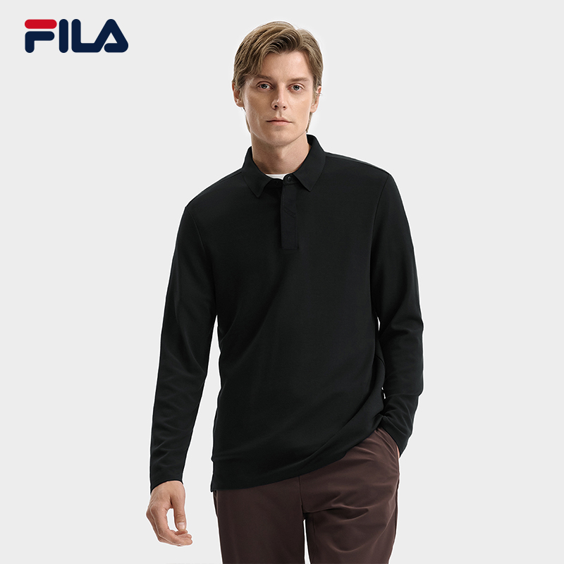 FILA斐乐男子长袖POLO