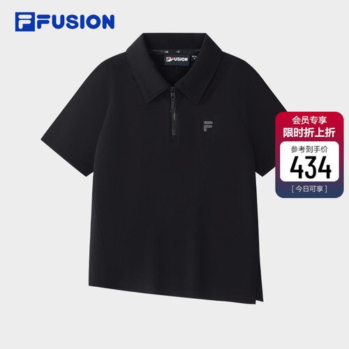 FILAFUSION斐乐女士短袖POLO