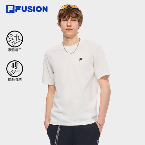 FILAFUSION斐乐潮牌针织短袖衫
