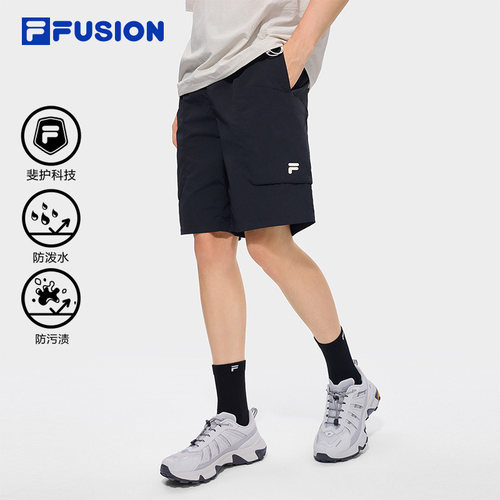 FILAFUSION斐乐潮牌梭织五分裤
