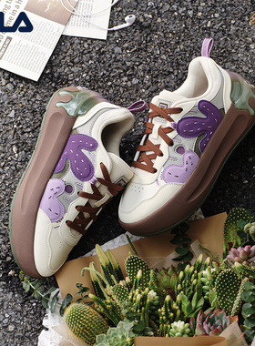 FILA 斐乐官方女鞋CACTI 摩登板鞋2025冬季新款仙掌鞋时尚休闲鞋