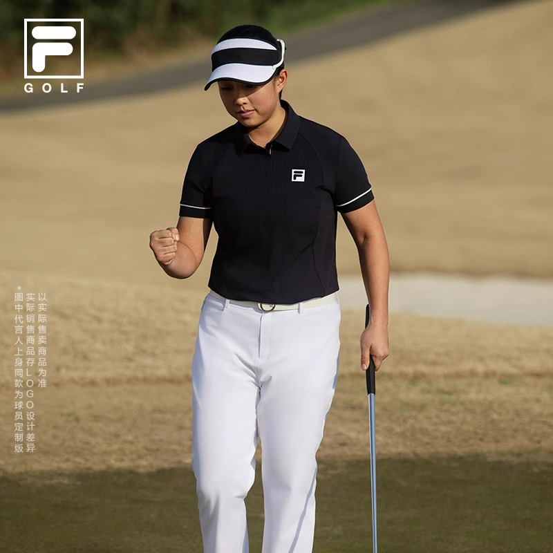 FILA斐乐针织短袖POLO衫