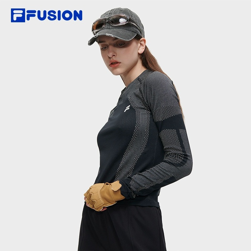 FILAFUSION斐乐女子长袖T