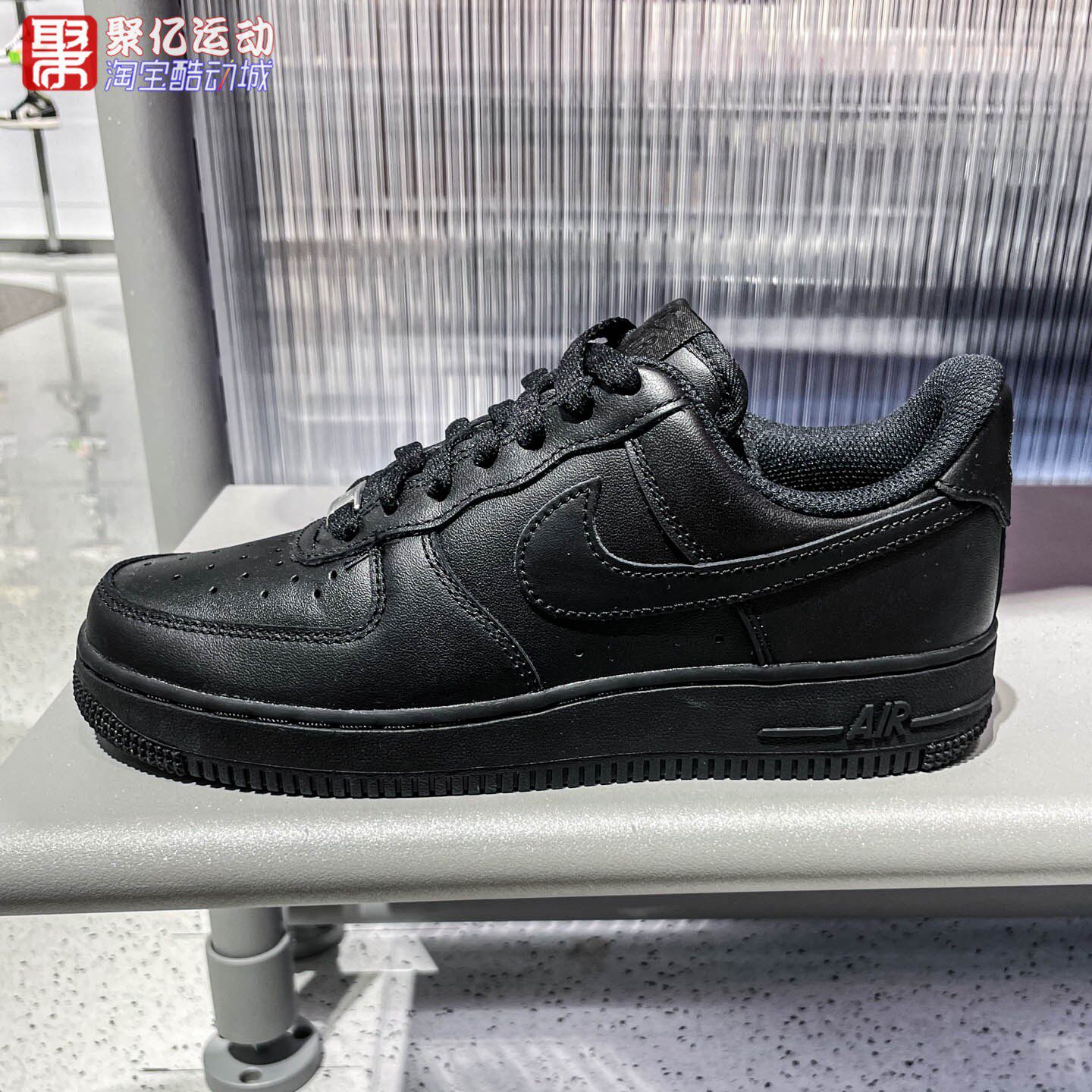 Nike耐克女子2025新款空军一号黑武士低帮运动休闲板鞋DD8959-001