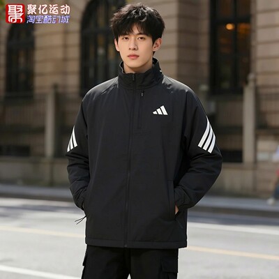 阿迪达斯男装2026新款速干排汗跑步风衣运动夹克外套KA8725JZ7717