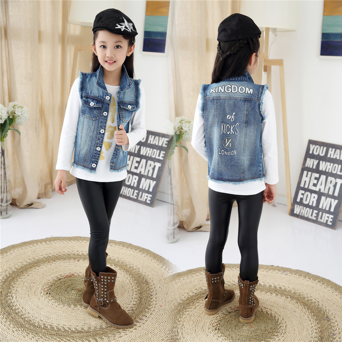 Gilet enfant en toile - Ref 2068925 Image 1