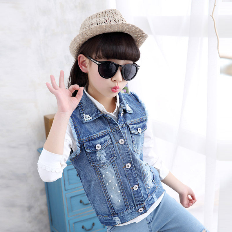 Gilet enfant en toile - Ref 2068925 Image 4