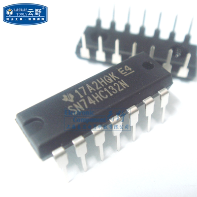 【高科美芯】IC集成电路SN74HC132N DIP14直插 四路2输入与非门