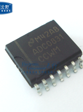 【高科美芯】ADC0831CCWM SOL14 8 位-Bit ADC, 差分输入 模拟至