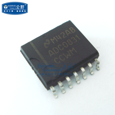 【高科美芯】ADC0831CCWM SOL14 8 位-Bit ADC, 差分输入 模拟至