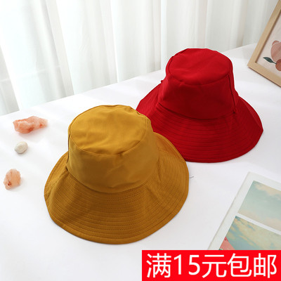 伊泊成渔夫帽户外简约中性春夏秋