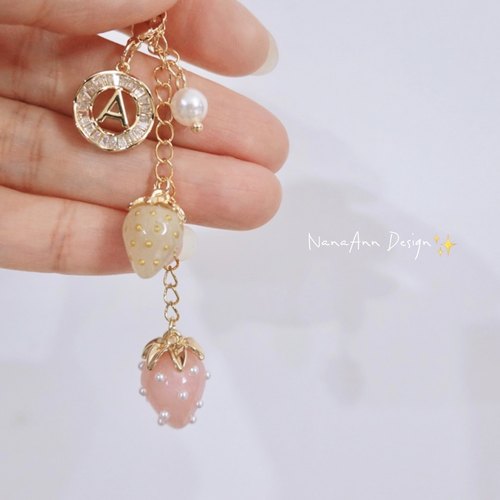 日本curly同款进口琉璃珍珠挂件