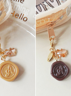 不当当原创手作日本进口巧克力拉链扣挂饰手帐吊坠包包挂件手机链