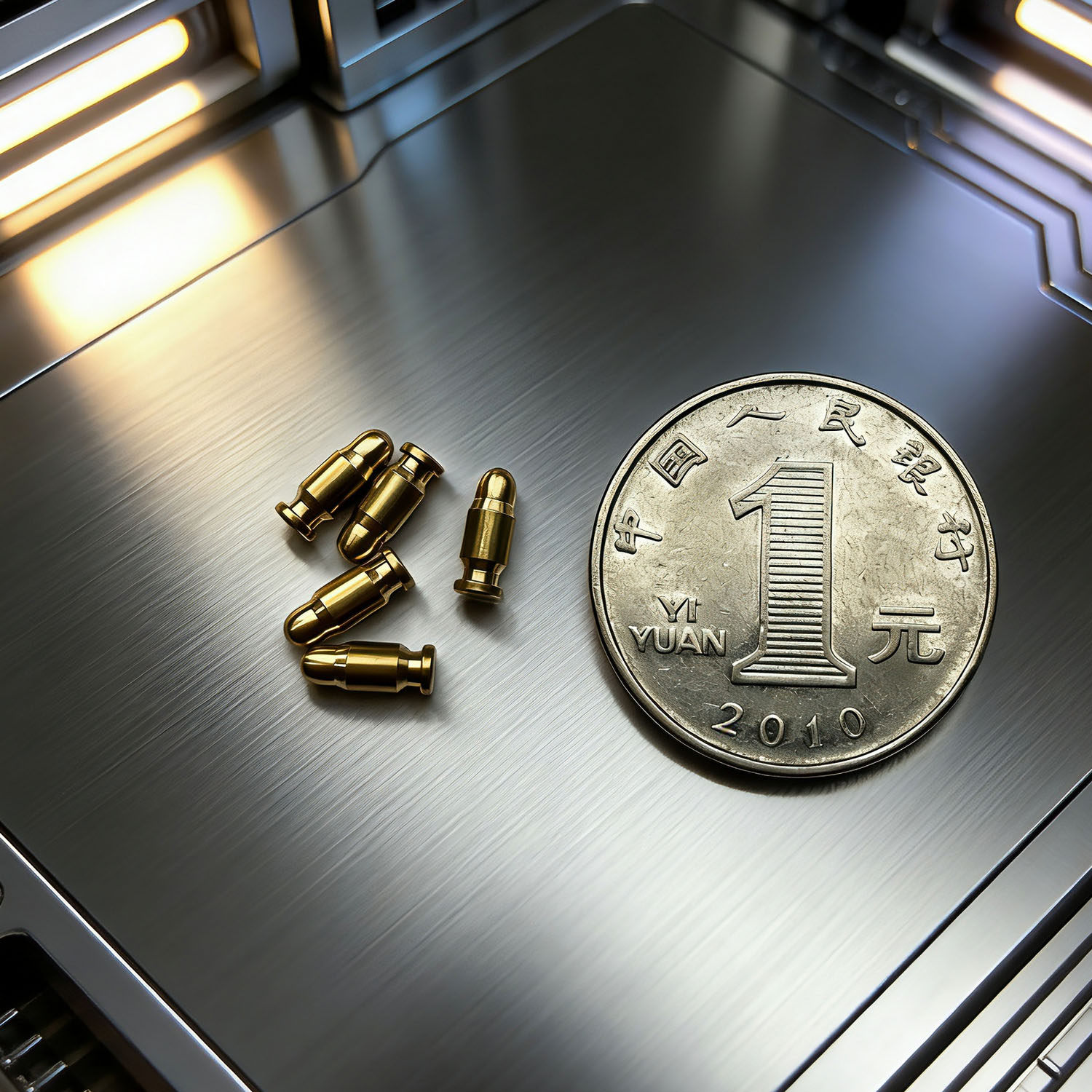 1:3 格洛克G34拆卸抛壳版玩具专用子弹配件 金属子弹模型收藏摆件