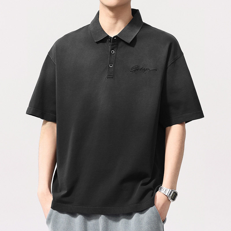 夏季薄款短袖POLO衫男2025新款潮