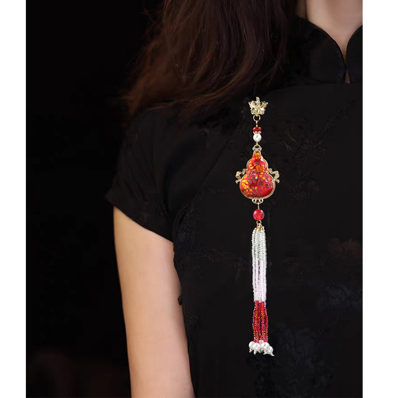 国风红色新年压襟挂饰百搭古风宋锦高级感旗袍饰品马面裙汉服禁步,饰品/流行首饰/时尚饰品新,压襟挂件,淘宝优惠券,粉丝福利购,淘宝优惠卷