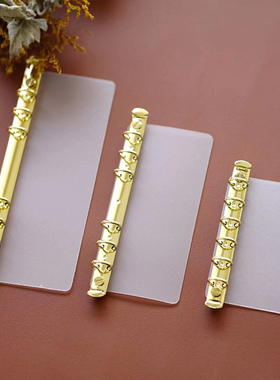 lovedokiA5SLIM/A6插板 pvc插板 定页变活页双环工具手帐本配件