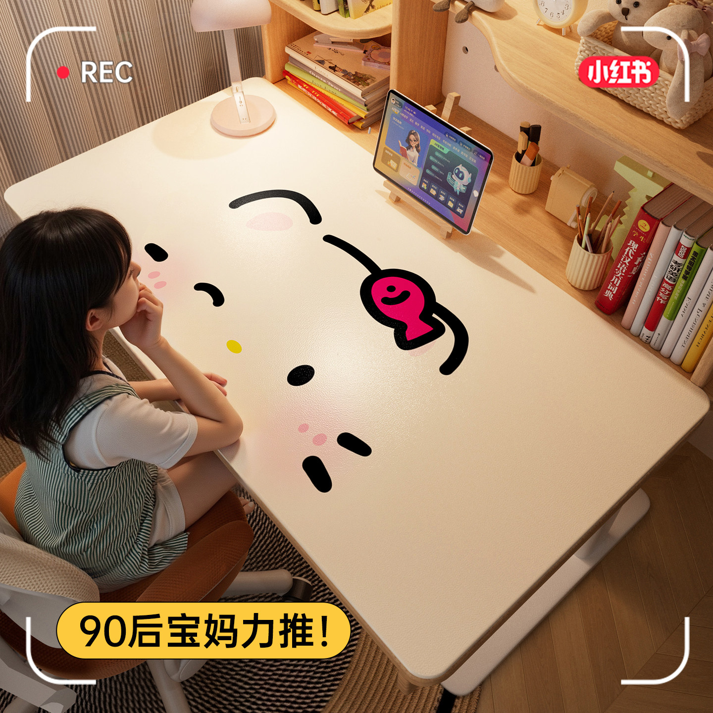 骏仔2025新款无甲醛儿童学习专用桌垫无甲醛书桌可自由裁剪保护垫,居家布艺,桌布,淘宝优惠券,粉丝福利购,淘宝优惠卷