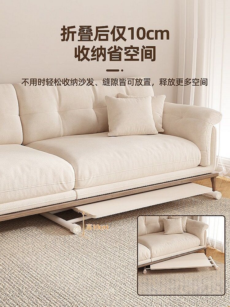 折叠桌子餐桌客厅小户型多功能小型移动可升降折叠桌四方形小茶几