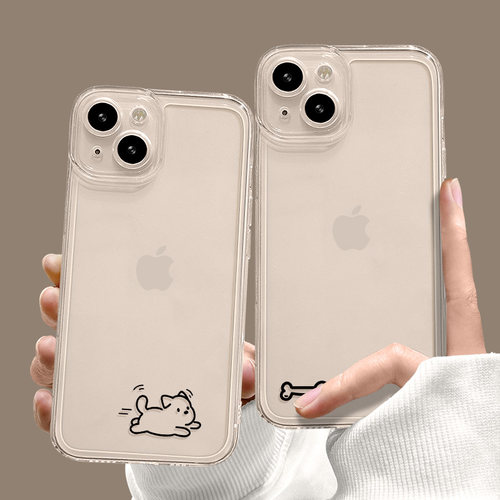 适用苹果iPhone硅胶简约手机壳