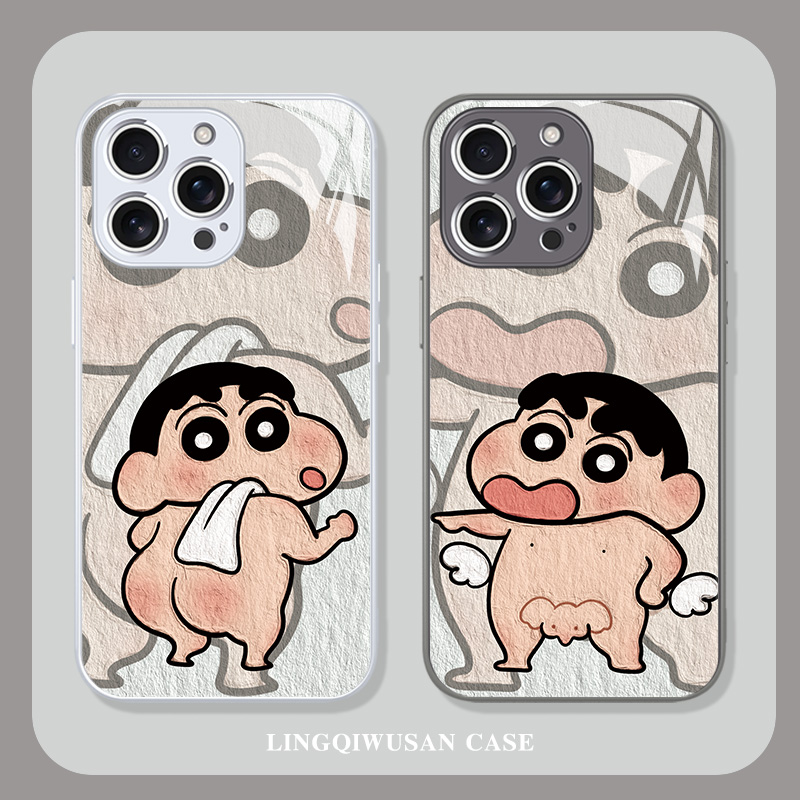 适用iPhone苹果蜡笔小新手机壳