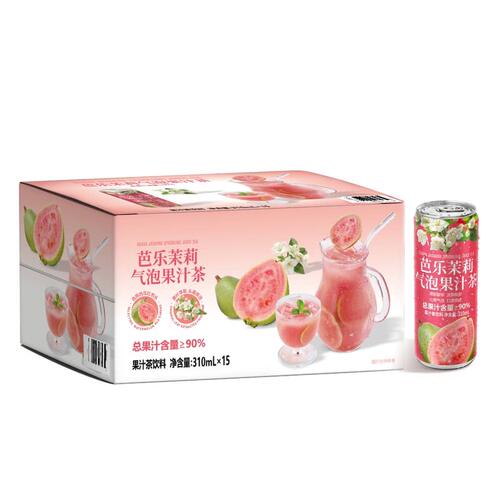 【会员甄选】山姆超市代购DRINKSBA芭乐茉莉气泡果汁茶饮料气泡水