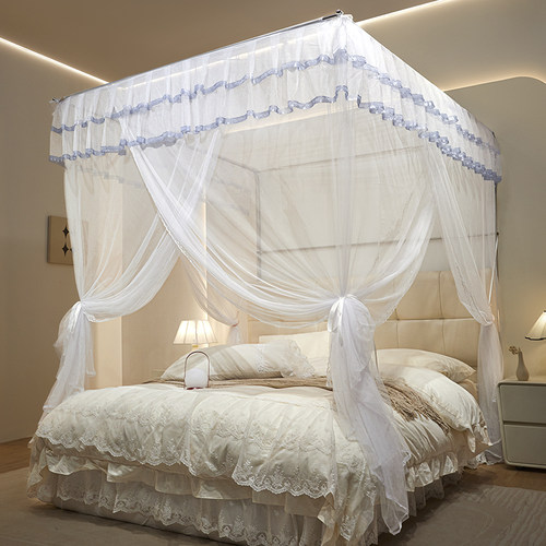 伸缩钓鱼竿不锈钢蚊帐不占空间